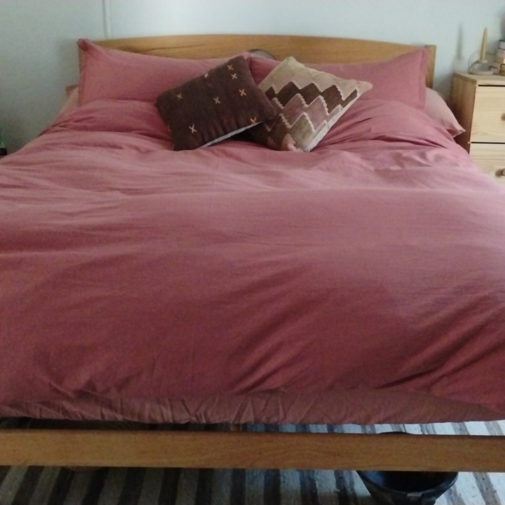 100% Cotton Bedding Bundle- Queen, Clay